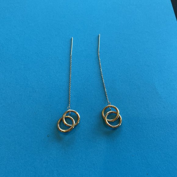 Gold Hoop Earrings - Picture 1 of 2